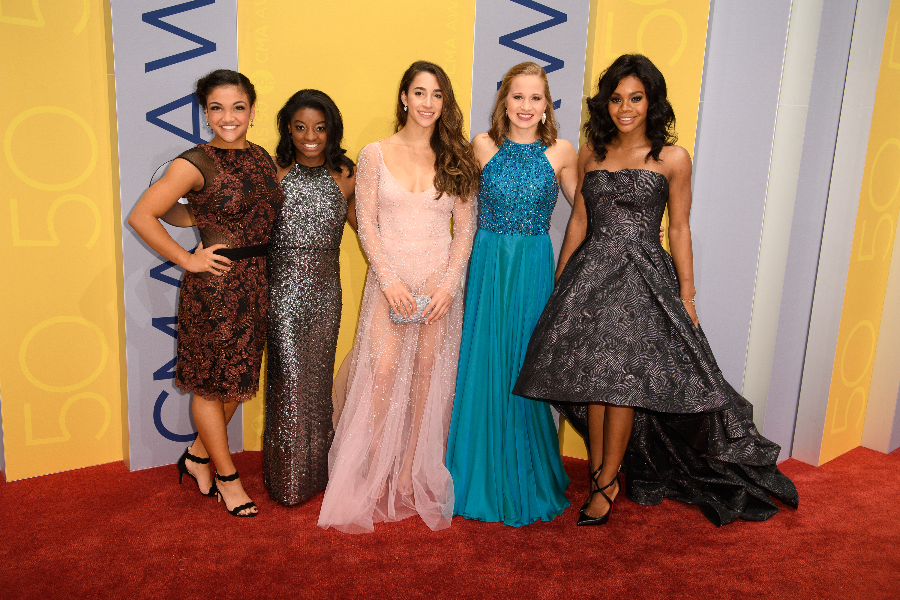 LAURIE HERNANDEZ, SIMONE BILES, ALY RAISMAN, MADISON KOCIAN, GABBY DOUGLAS