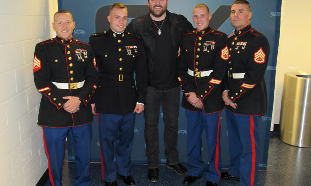 Chris Young Collects Toys for Tots Donations at Tour Stops This Weekend