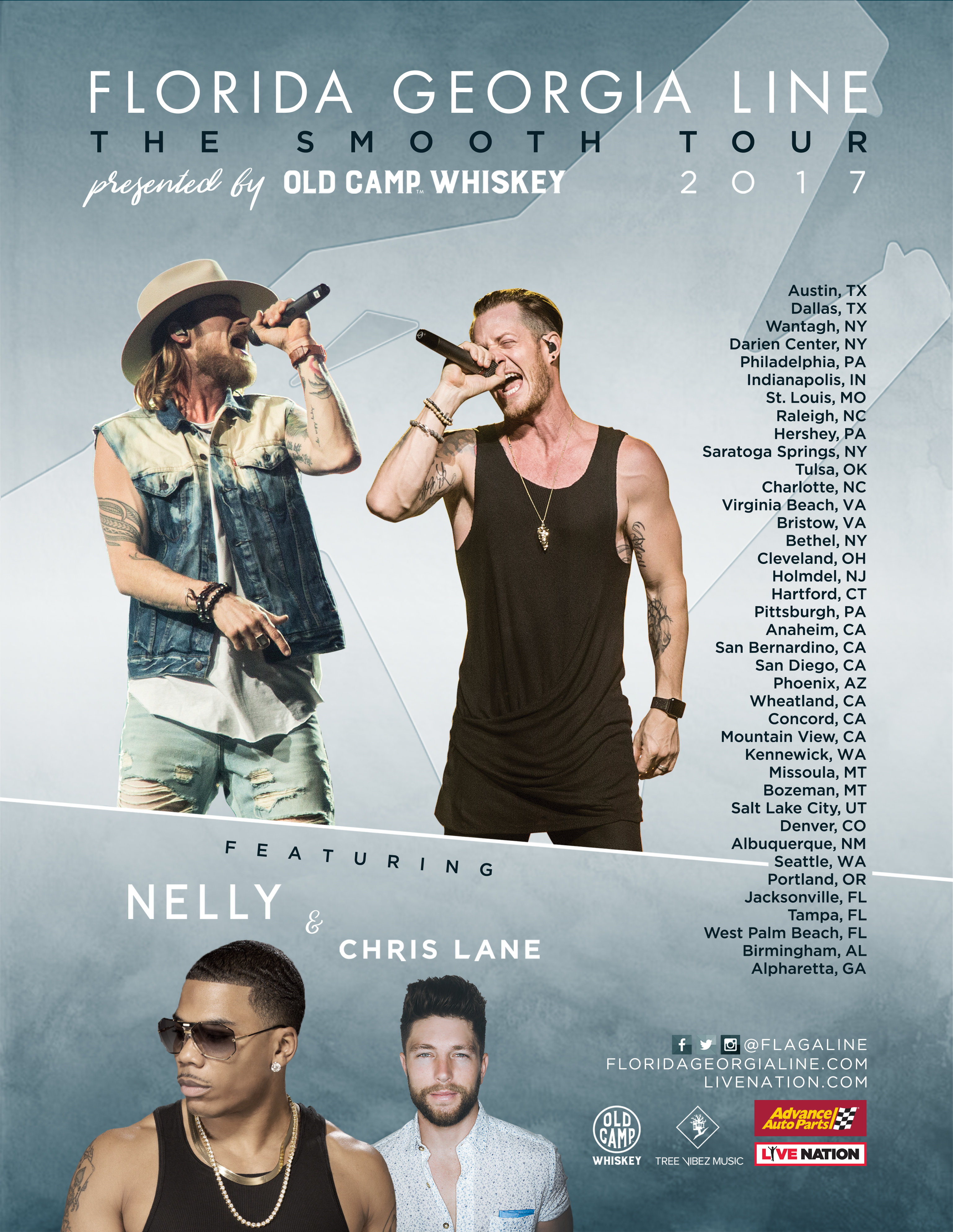 Florida Line Announces Summer Tour with Nelly and Chris Lane