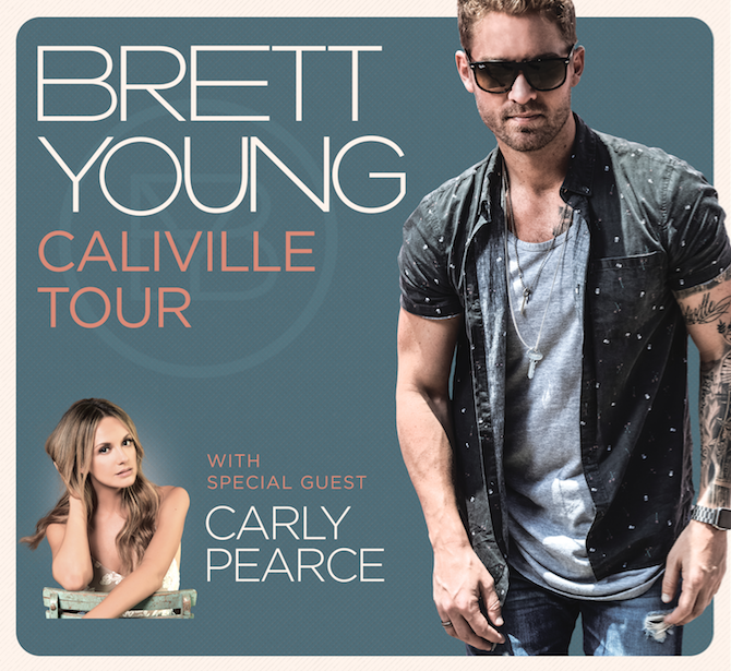 Brett Young Announces Fall Headlining Tour with Carly Pearce