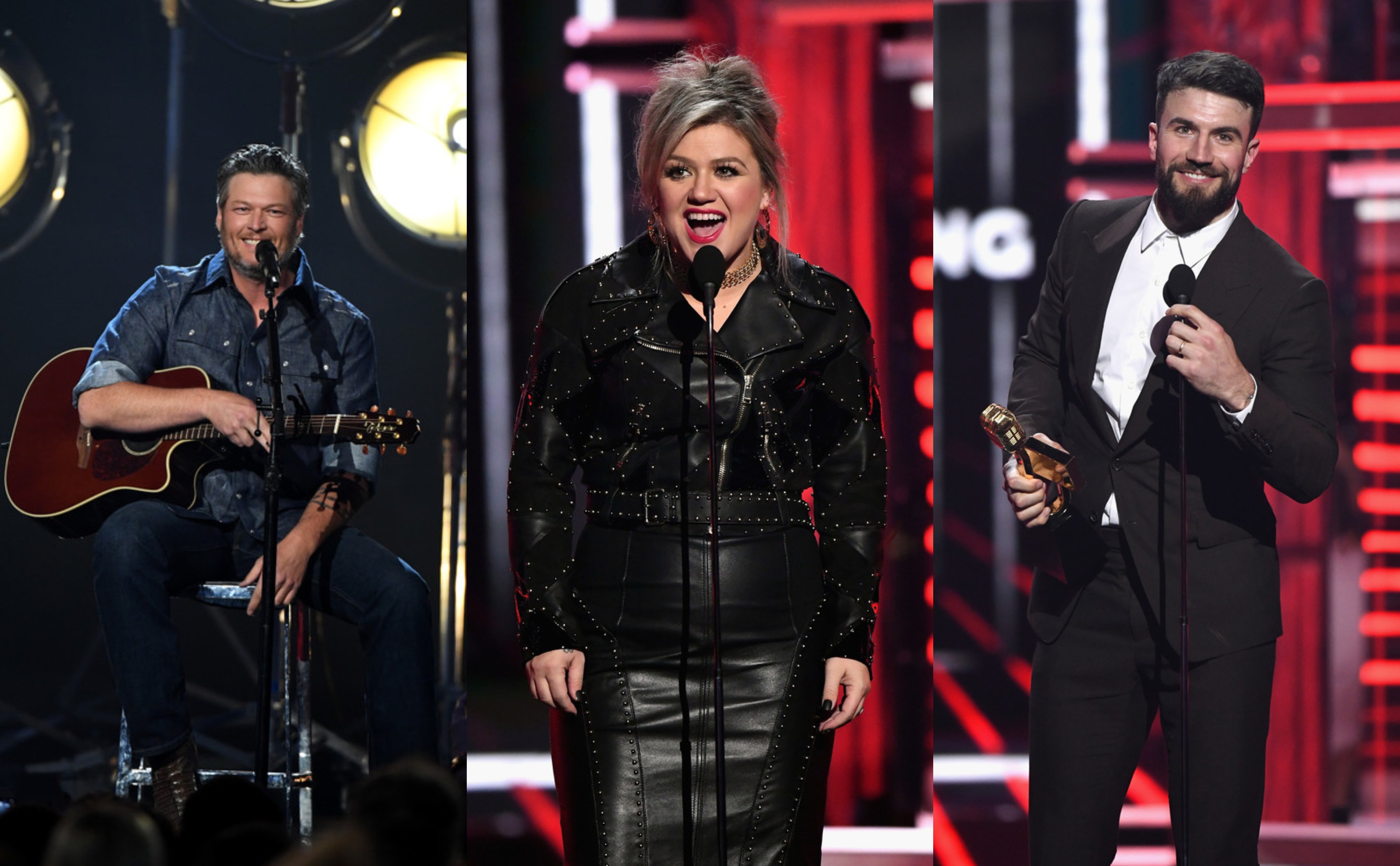 Blake Shelton, Kelly Clarkson, Luke Bryan and Sam Hunt to Perform at the 2018 CMT Music Awards