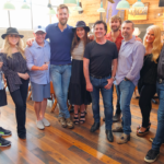 (L-R): BMLGR’s Matthew Hargis, BMLG’s Sandi Spika Borchetta, BMLGR’s Jimmy Harnen, Lady A’s Charles Kelley and Hillary Scott, BMLG’s Scott Borchetta, Lady A’s Dave Haywood, BMLG’s Andrew Kautz, Allison Jones and Mike Rittberg