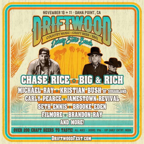 Chase Rice, Big & Rich, Michael Ray & More to Perform at Driftwood Music Festival