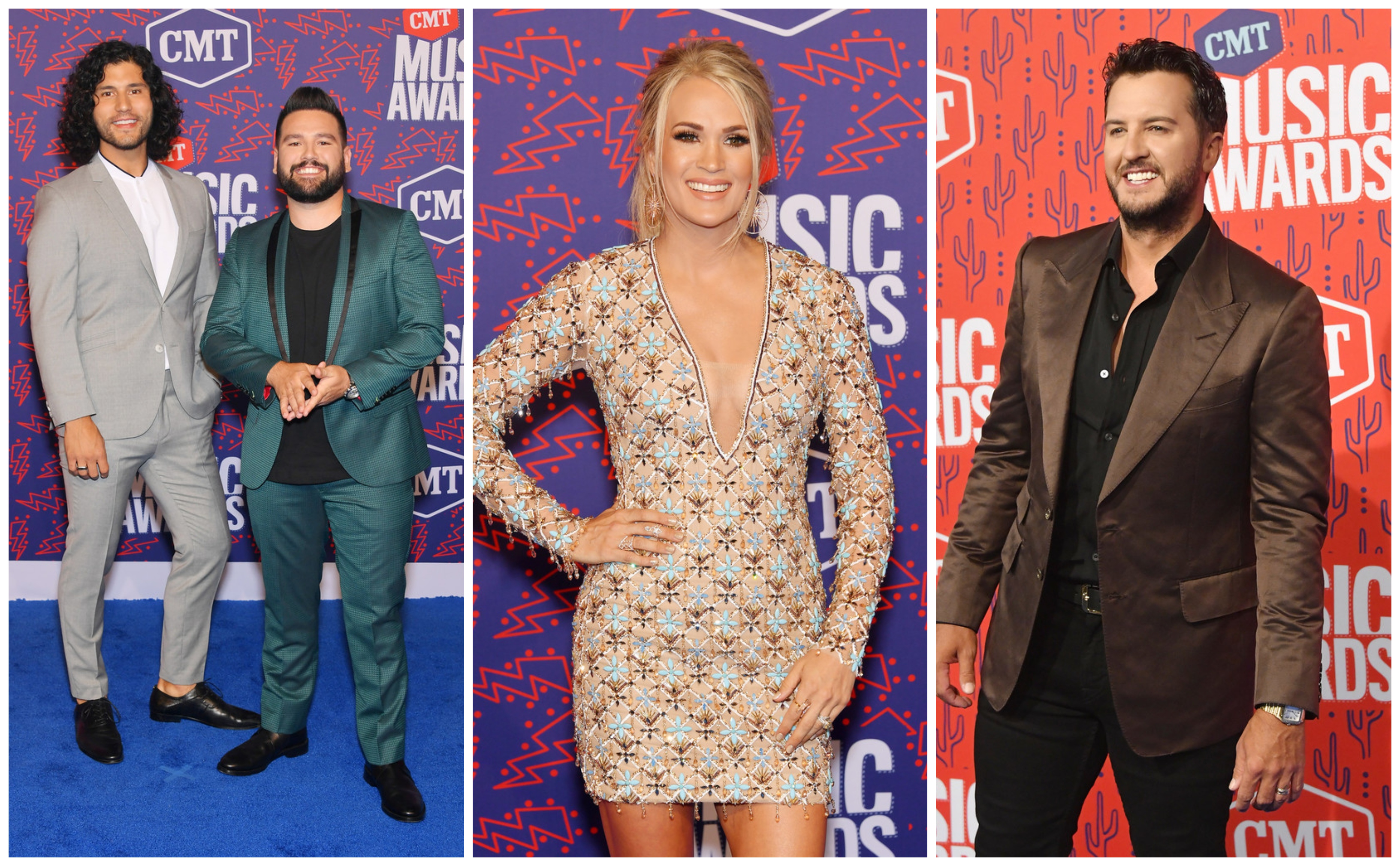 Dan + Shay, Carrie Underwood, Luke Bryan + More Step Out for the 2019 CMT Music Awards – Red Carpet Arrivals