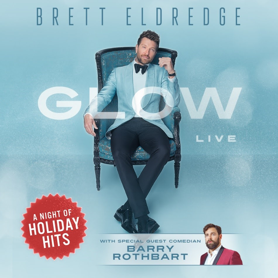 Brett Eldredge is Bringing Back his GLOW LIVE Holiday Tour This Season