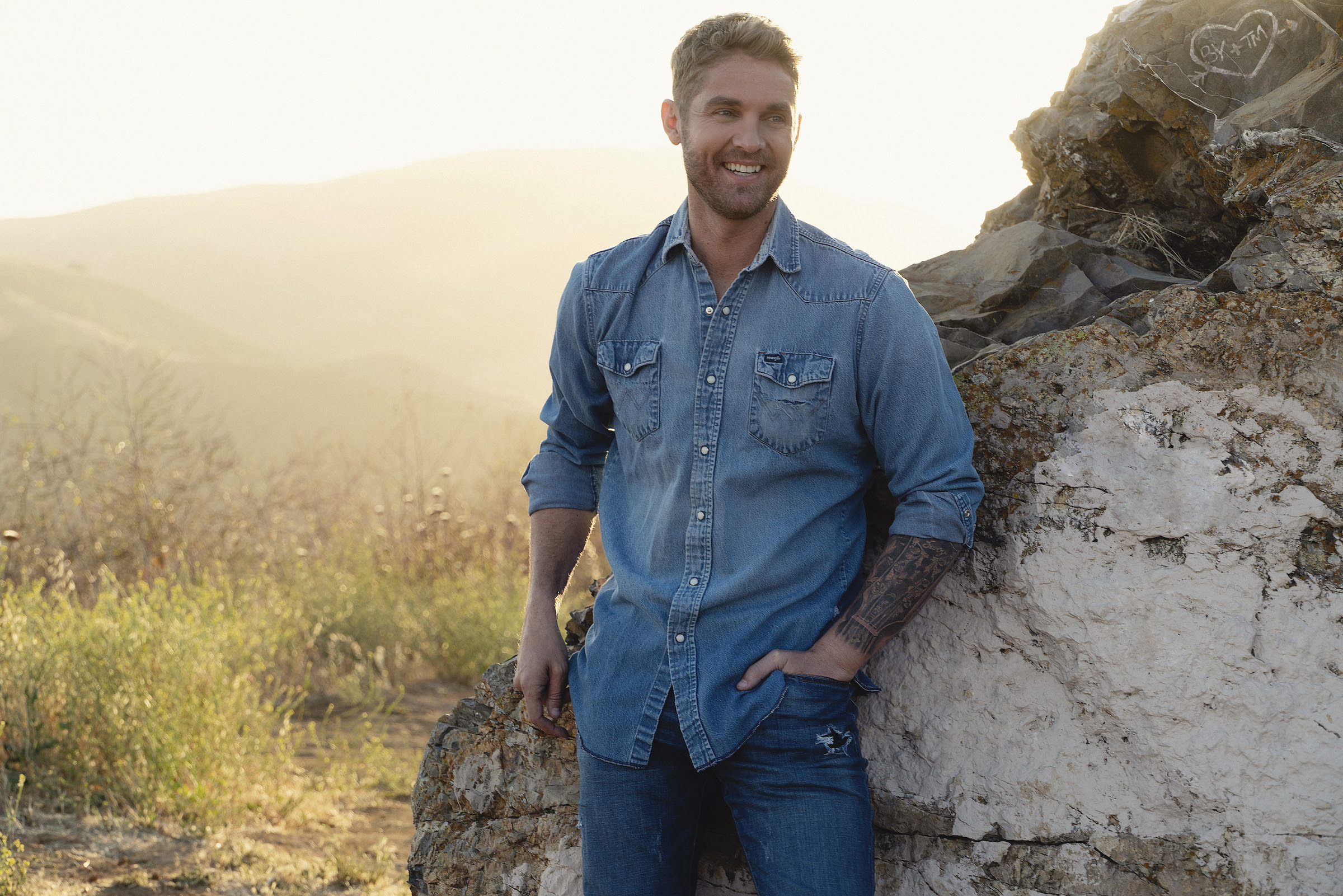 Brett Young Confirms New Music in 2021 Will Be Inspired by His Wife and Daughter