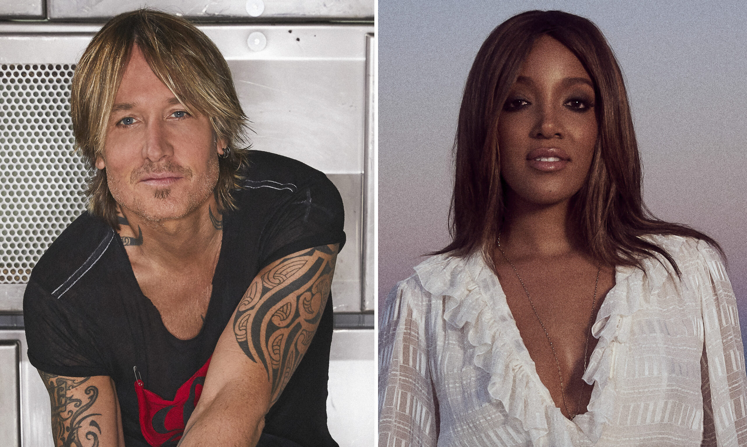 Keith Urban and Mickey Guyton Tapped to Host the 56th Academy of Country Music Awards