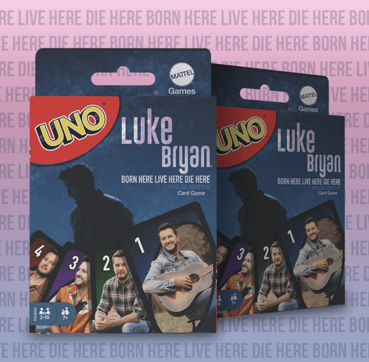 Luke Bryan Teams Up with UNO for Customized “Born Here Live Here Die Here” Decks for Fans