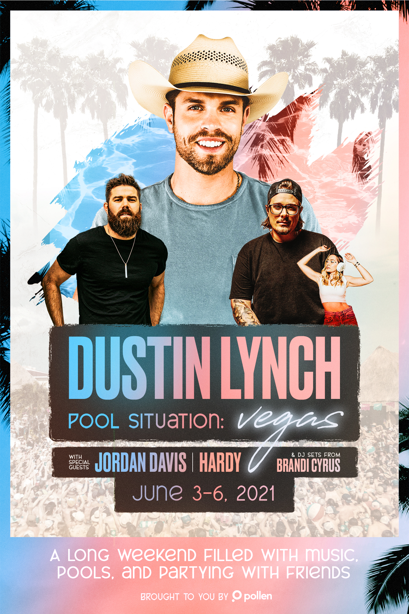 Dustin Lynch Is Throwing A Massive Pool Party In Vegas