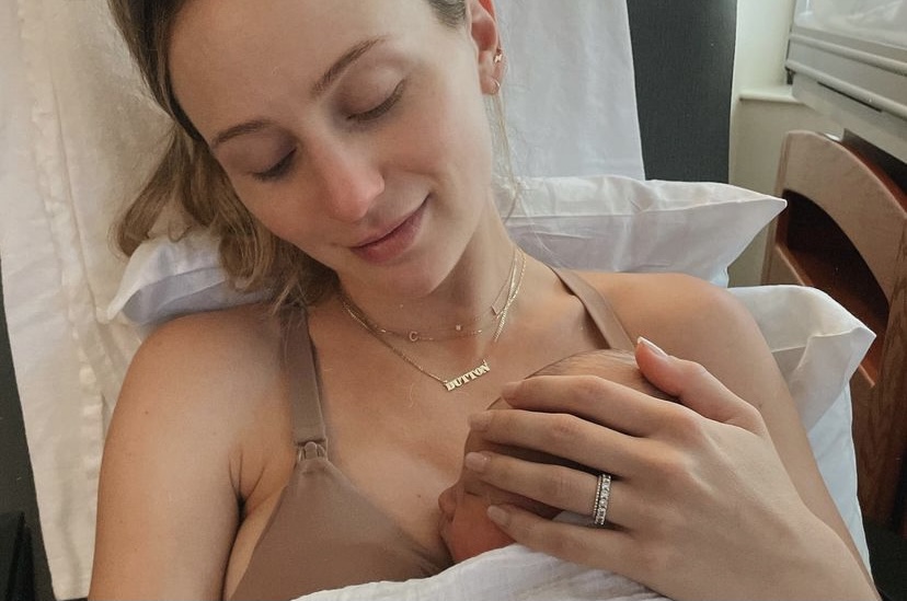 Lauren Bushnell Lane Shares Intimate Video of Newborn Baby Dutton! (Watch)