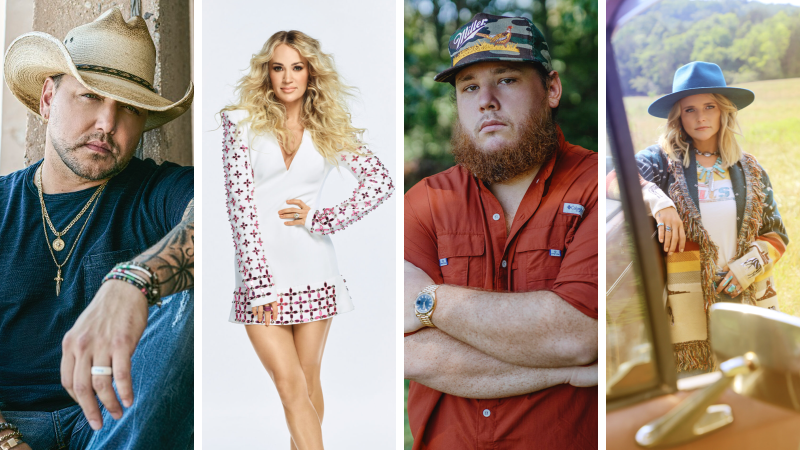 Jason Aldean and Carrie Underwood, Luke Combs & Miranda Lambert Among Second Round of Performers for 55th Annual CMA Awards
