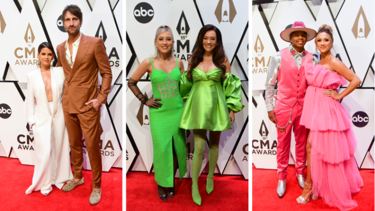 2021 Cma Awards See All The Best Looks From Nominees Performers And Presenters On The Red Carpet Celeb Secrets Country